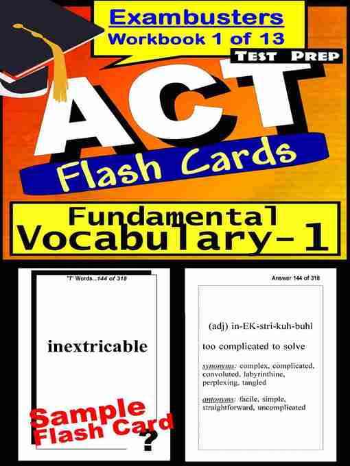 Title details for ACT Test Fundamental Vocabulary—Exambusters Flashcards—Workbook 1 of 13 by ACT Exambusters - Available